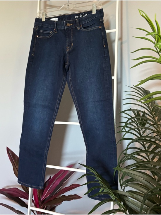 GAP Denim - GAP 1969 Women Straight Leg Jeans in Dark Wash